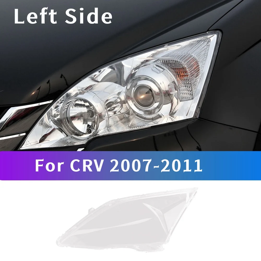 Left for -V 2007 08 09 10 2011 Car Headlight Lens Cover light lamp Lamp Shade Front Auto Light