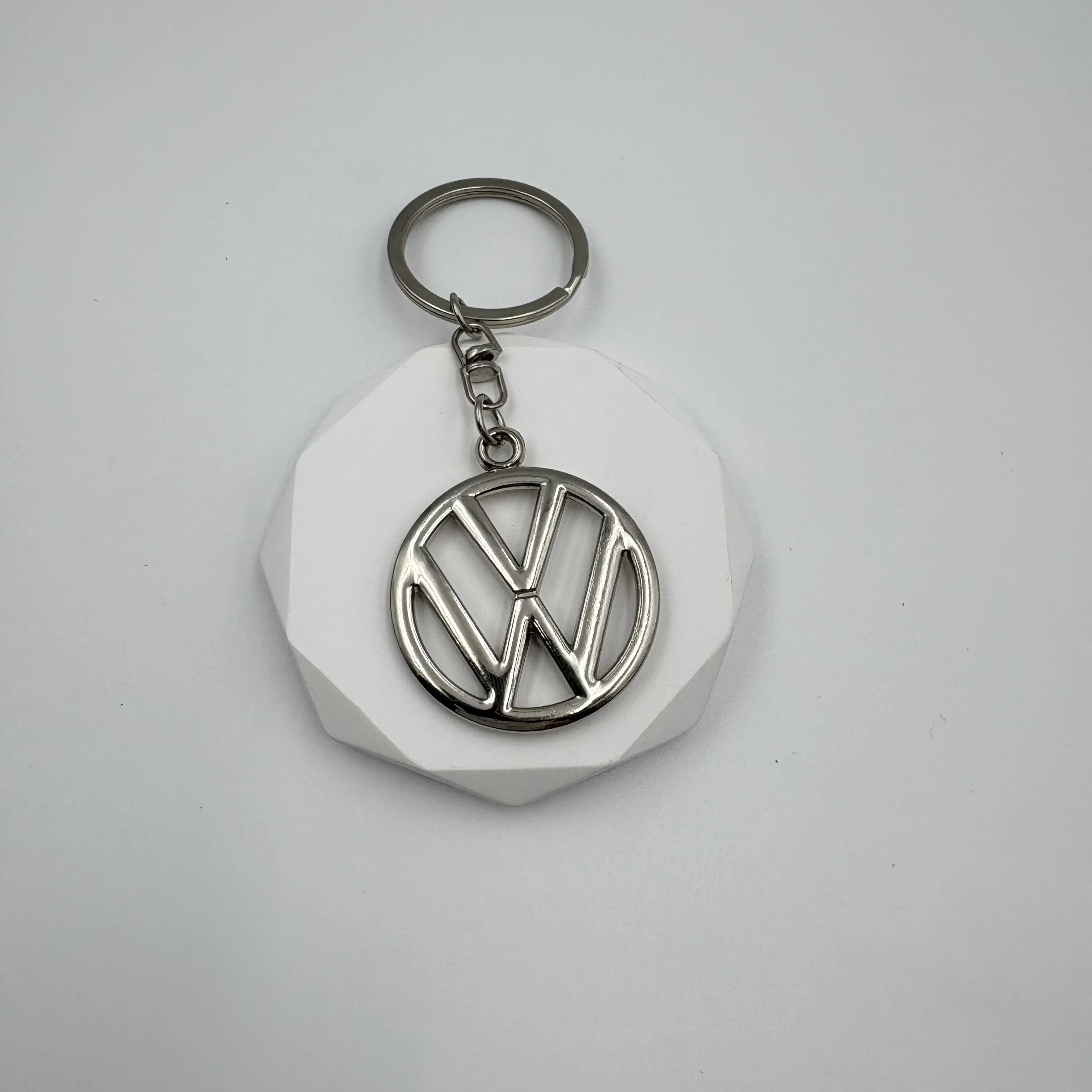 سلسلة مفاتيح معدنية بشعار سيارة vw حلقات سلسلة مفاتيح لسيارة Volkswagen VW Jetta MK5 MK6 Golf 4 5 6 7 Passat B5 B6 B7 Polo Tiguan CC gti