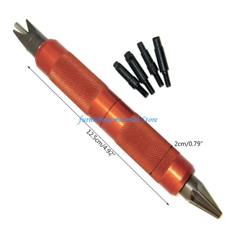 Y5GD 1PC ケース準備ツール圧着ケース面取りバリ取りツールプライマーポケットクリーナーリーマーを除去するため