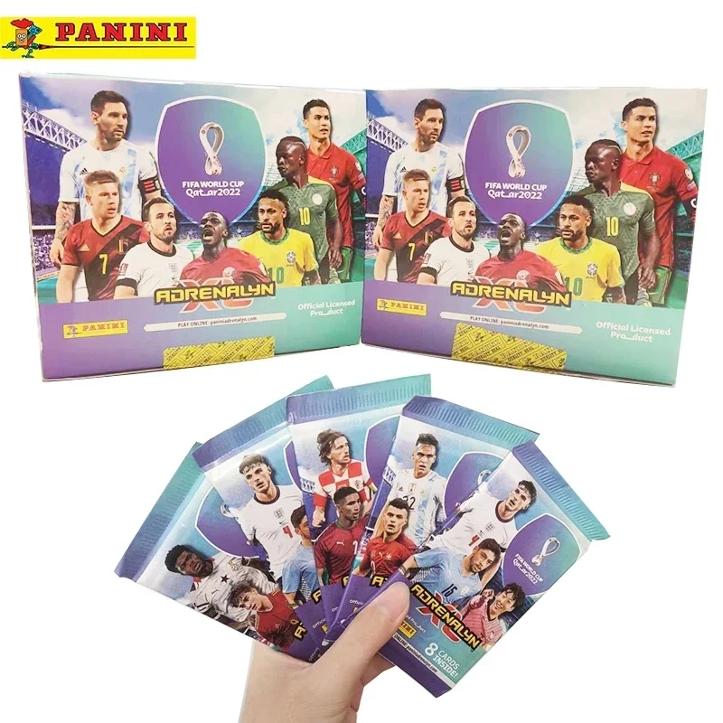 Original 2022 World Qatar Football Soccer Star Card Figures Collection Fans Packet