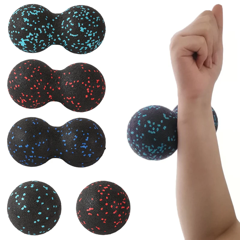 

Lacrosse Myofascia Ball Peanut Massage Ball High Density Lightweight Fitness Body Fascia Exercise Relieve Pain Yoga Ball