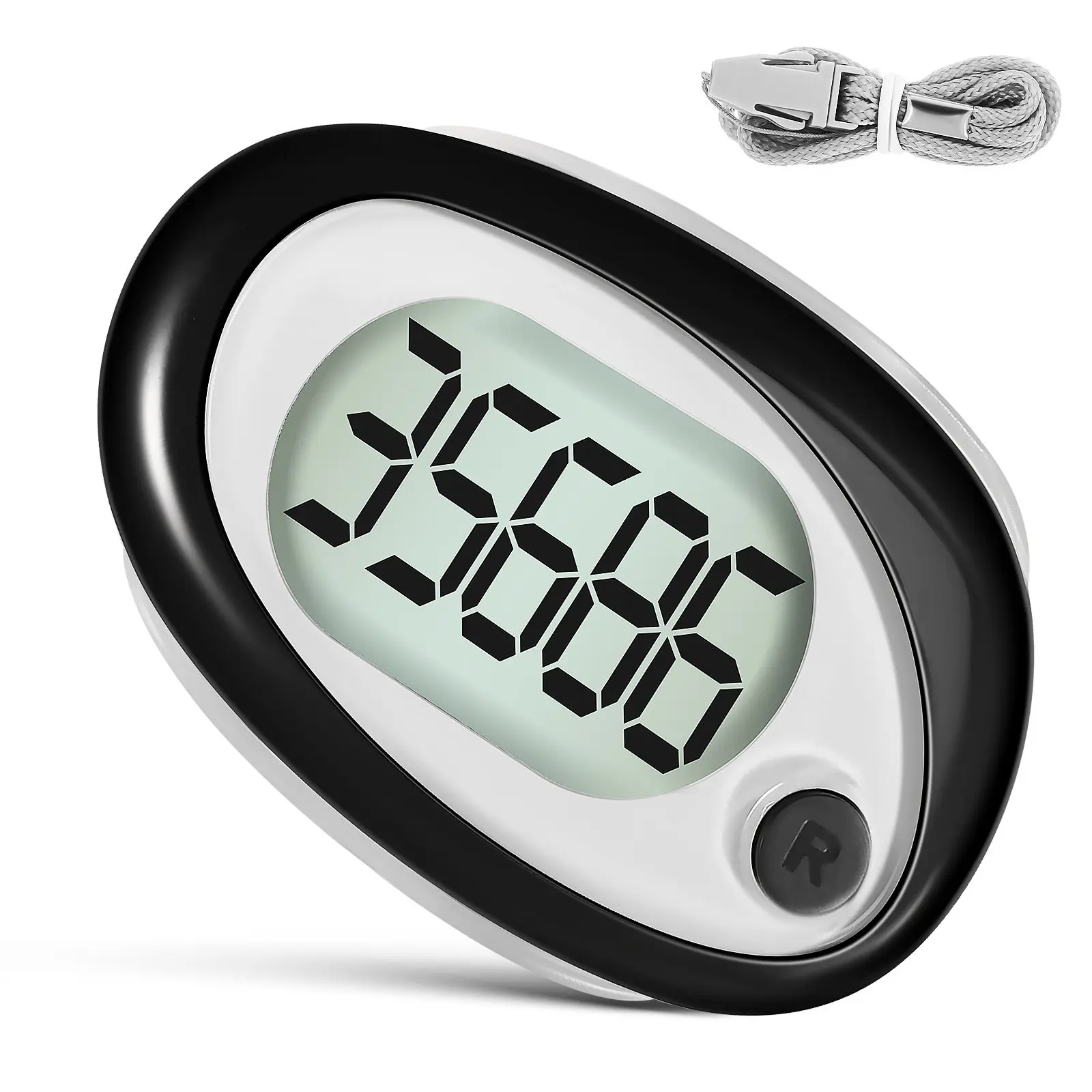 Accurate 3D Pedometer Clip Step Counter Portable Step Counter for Walking Hiking Fitness Sports Pedometer Clip