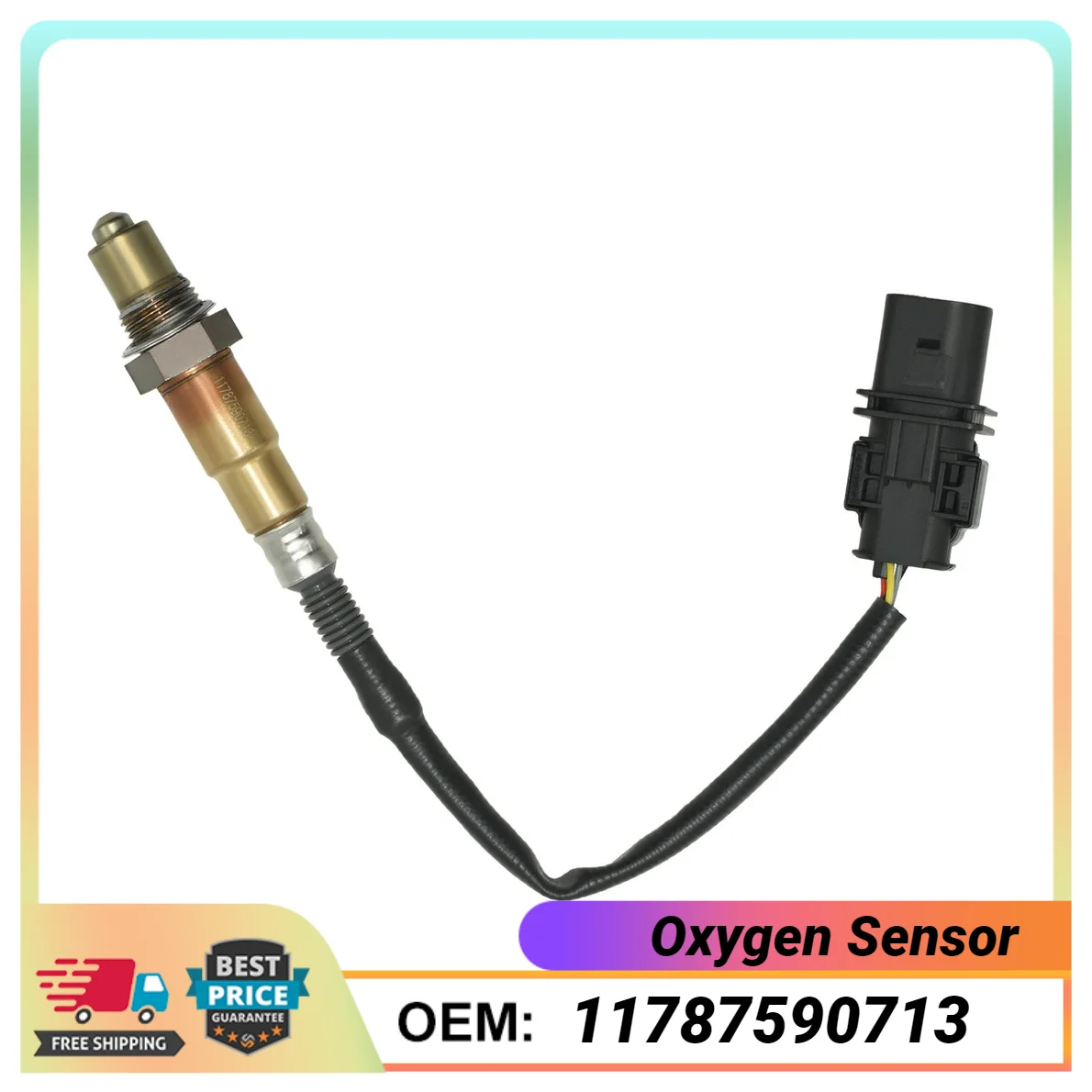 1PCS 5-wire Upstream Oxygen Sensor 11787590713 For Mini Cooper R55 R56 R57 1.6L 07-10