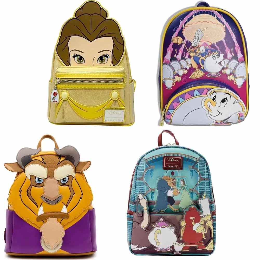 

Beauty and The Beast Beast and Princess Bell Winter Cosplay Mini Backpack