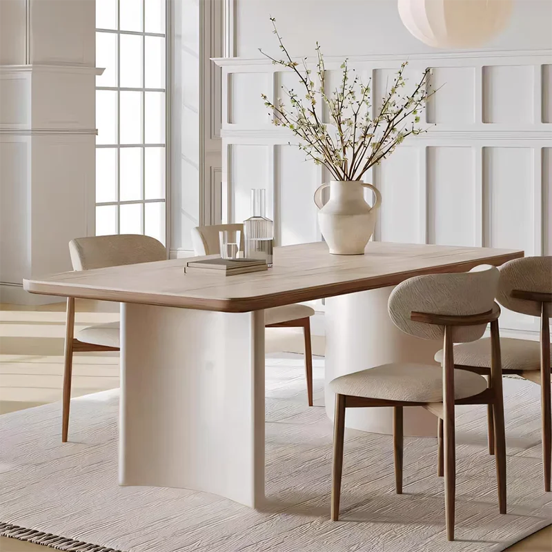 

Aesthetic Elegant Unique Premium Dining Table Dining Tables Luxury Design Tavolo Da Pranzo Allungabile Dining Room Furniture