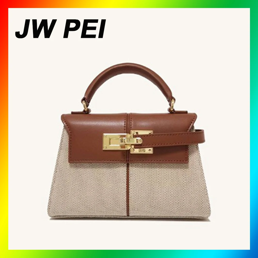 

2025 New black JW PEI Women's Handbag Elise Designer Fashion Tote Bag Small Square Crossbody Bag Premium Women