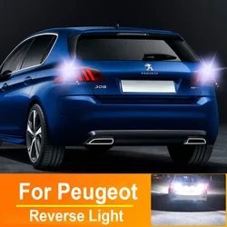 2pcs LED Reverse Light Backup Lamp P21W BA15S 1156 For Peugeot 307 206 207 208 308 3008 5008 107 106 407 2008 4008 T9 Canbus