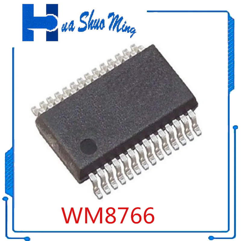 10Pcs/Lot   WM8766 WM8766G SSOP28