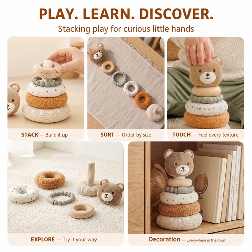 Thumbnail 4 - #27 Baby Stacking Toys Price Drop Alerts