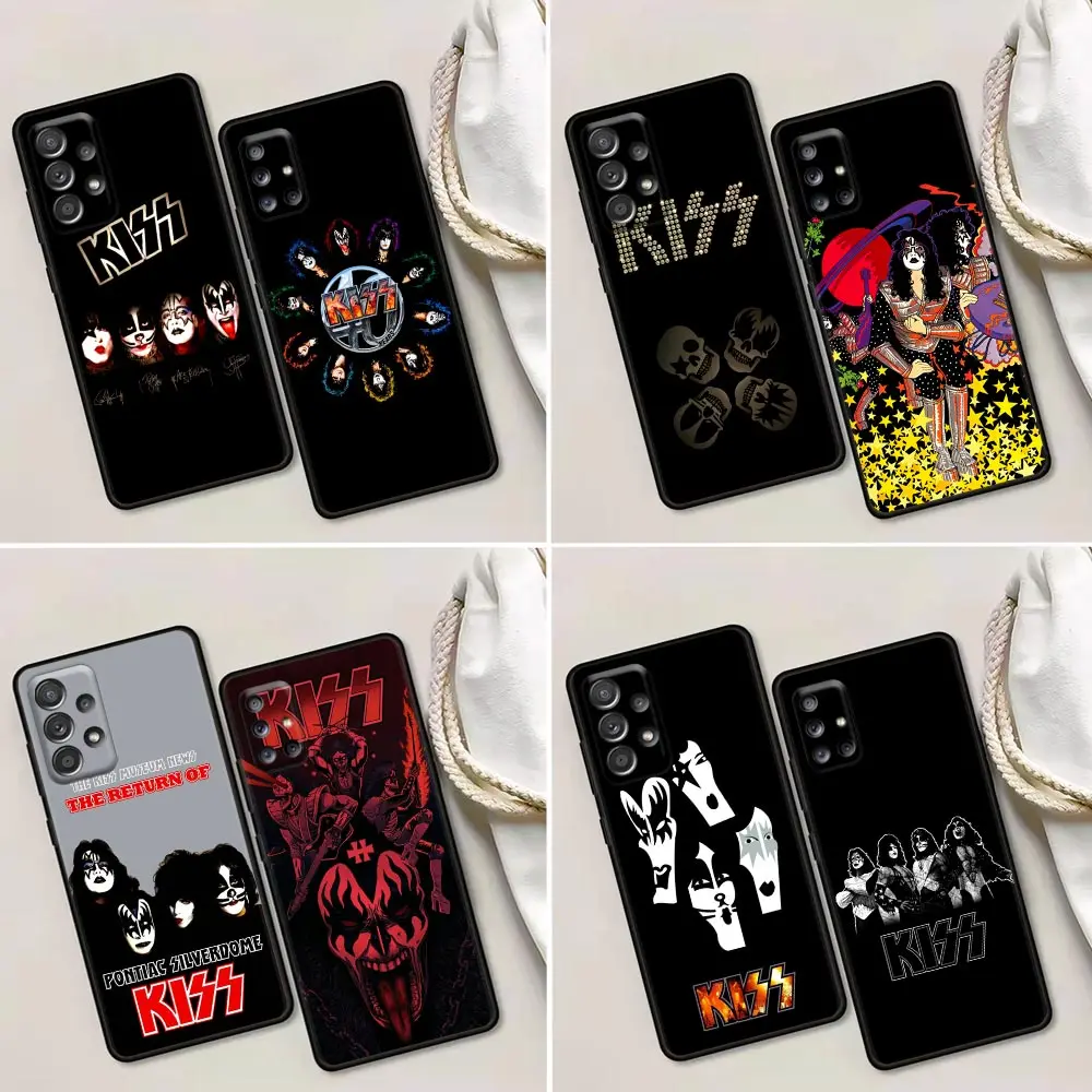 Classics Kiss Rock Band For Samsung Galaxy A23 Case Galaxy A13 A21s A24 A22 A14 A23 A11 A12 A03 A04 A01 A02 Cover Silicone Cases