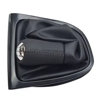 適用於雷諾Clio 4 IV 2012-2020的5速手排變速箱真皮換檔桿防塵套,黑色後行李箱蓋防塵套。 8 最佳銷售 Clio 4 檔位旋鈕 - №6