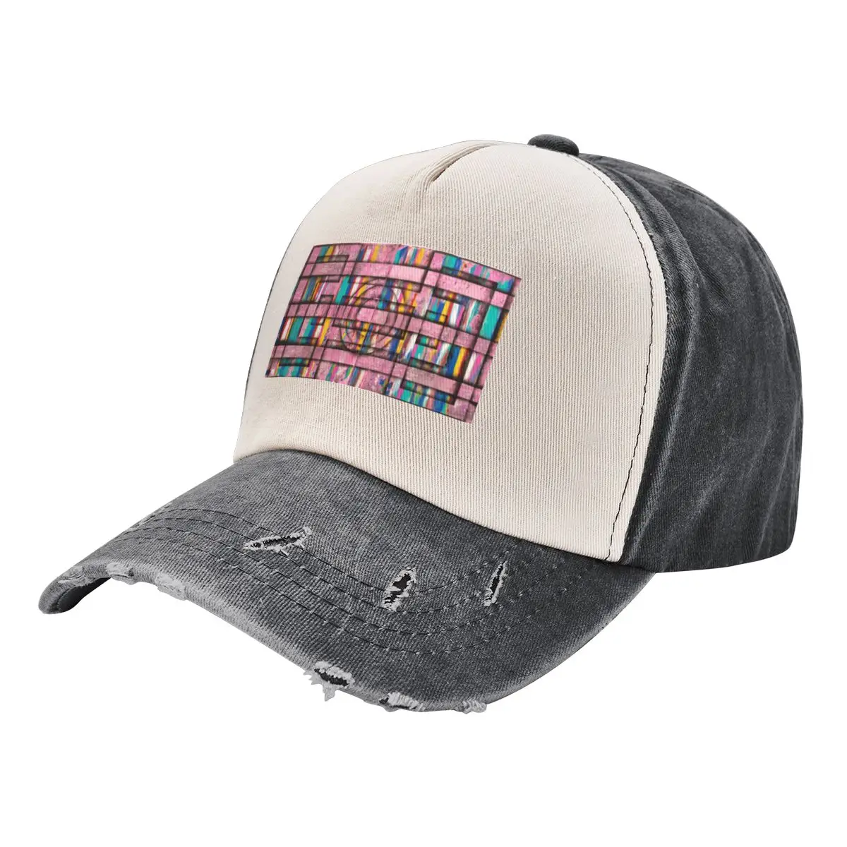 

Cotton Candy Baseball Cap Snap Back Hat Custom Cap Boy Women's