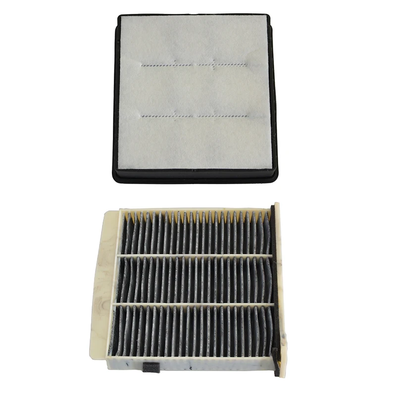 2 uds filtro de aire filtro de cabina para Mitsubishi LANCER EVO 2,0 T 2000-2006 Outlander 2.4L 2003-2008 MR 373756 SR 398288