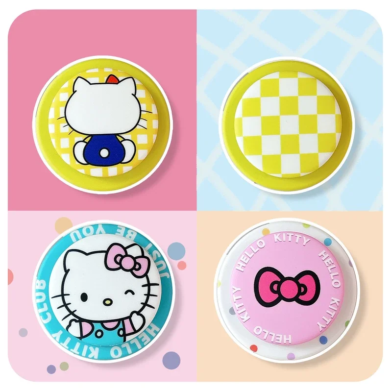 

Cute Sanrio Hello Kitty For Magsafe Magnetic Phone Griptok Grip Tok Stand For iPhone Foldable Wireless Charging Case Holder