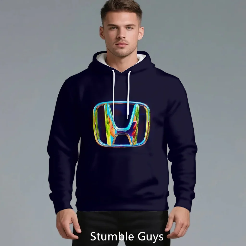 سترة هوندا الصيفية للرجال سريعة الجفاف للأطفال جيرسي للأولاد دراجة نارية رياضية لسباق السيارات ماركة كاجوال ملابس المراهقين #3