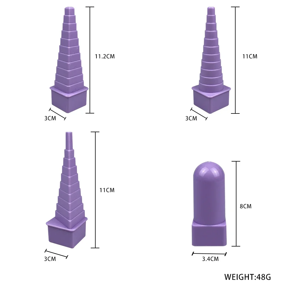أداة حلقات مغزل سلكية متعددة الزوايا اليمنى مع 3 أشكال و32 مقاسًا