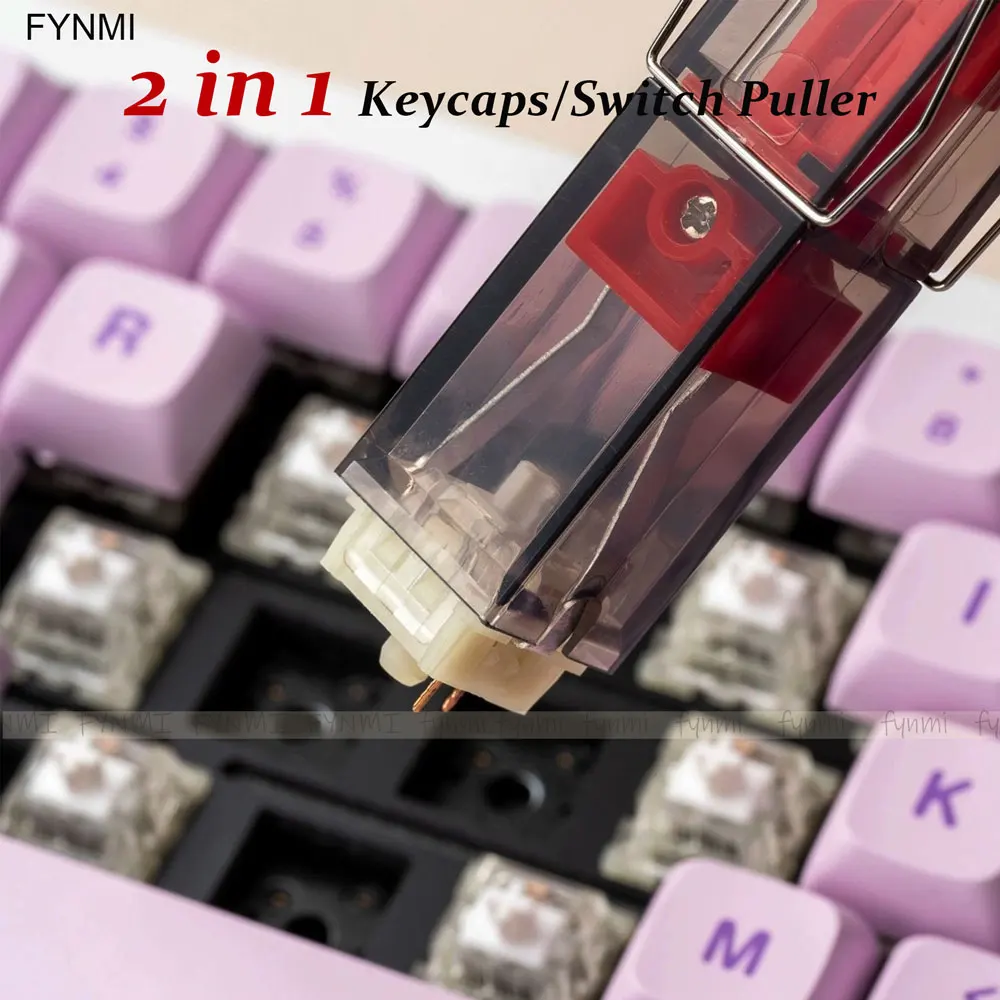 Fynmi Alat Keyboard Mekanis Penarik Sakelar Penarik Keycaps 2 In 1 Multifungsi
