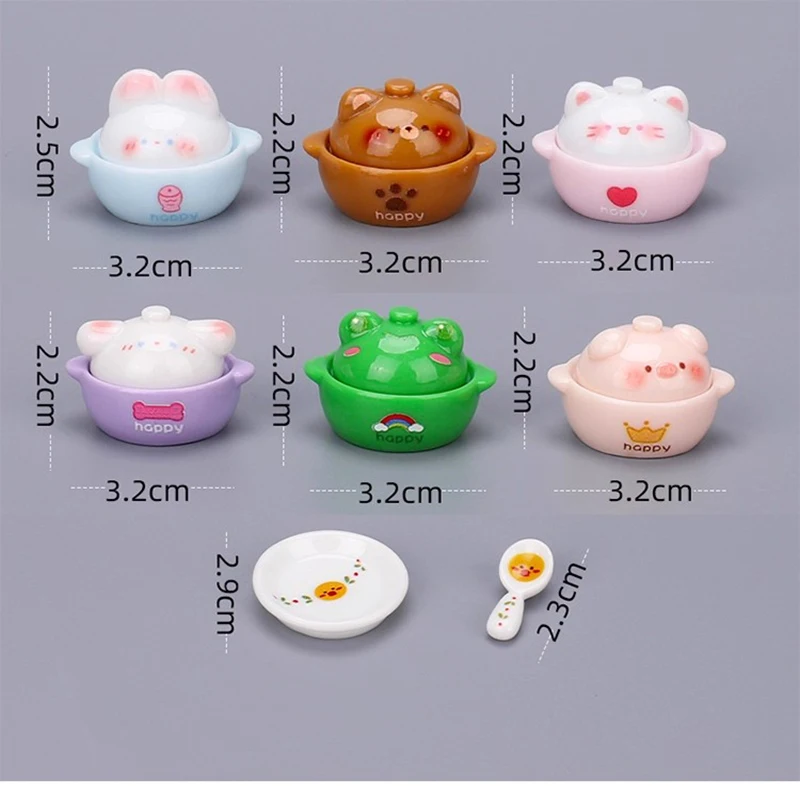 Casserole Small Ornaments, Miniature Ornaments, Holiday Decorations, Figurines, Christmas/Halloween/Thanksgiving