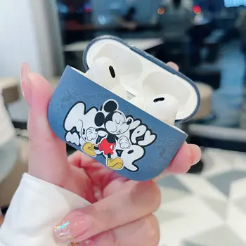 Disney Tecknad Musse Pigg Mjukt Silikon Hörlursfodral för Airpods 1 2 3 4 Pro 2 3 4 Skyddsfodral 10 best sales Mickey airpods - №6