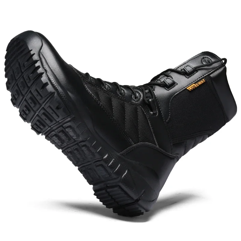 Men Tactical Boots Casual Free Shipping Ankle Waterproof Brand Outdoor Hiking Shoes Plus Size Boot Black Climbing Shoes