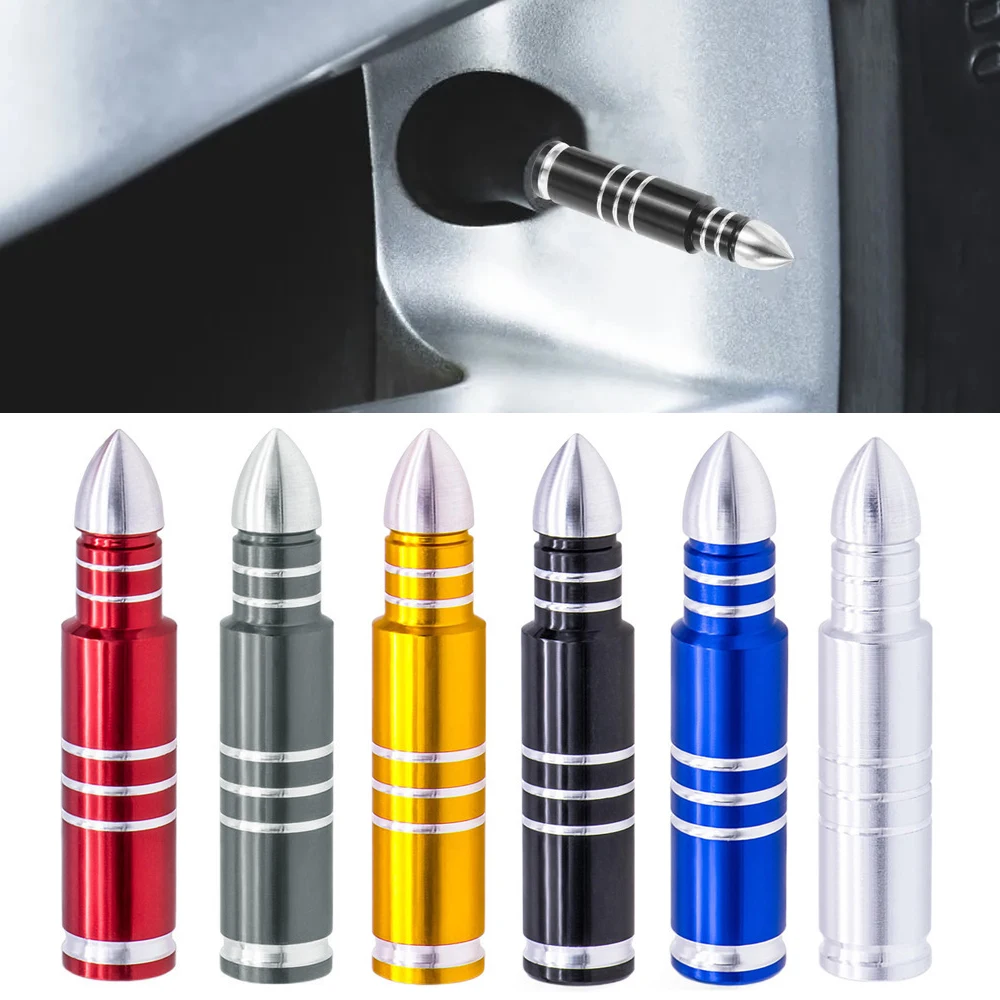 

4Pcs/Set 55mm Tire Stem Valve Caps with O Rubber Ring, Universal Stem Covers for Cars, SUVs, Bike and Bicycle,Trucks,Motorcycles