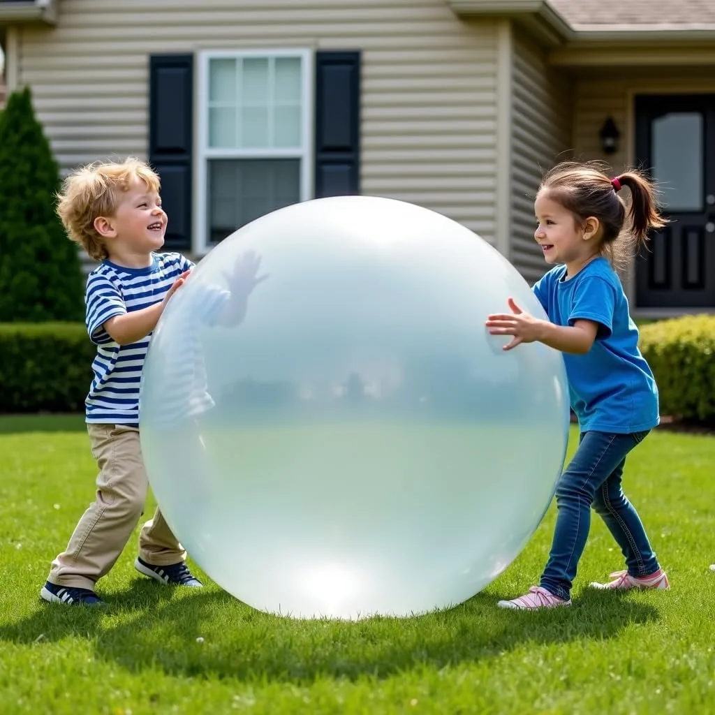 Super magische Blasenkugeln, aufblasbarer Wasserball, transparente Hüpfballons, Wasserspaß zum Spielen im Freien, Pool-Partygeschenk