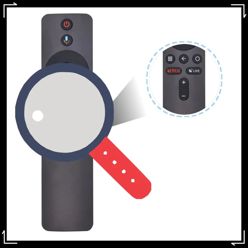 

WINFLIKE XMRM-006B Universal Remote Control for Xiaomi MI TV Box S Netflix Live Replacement Easy-to-Use Remote