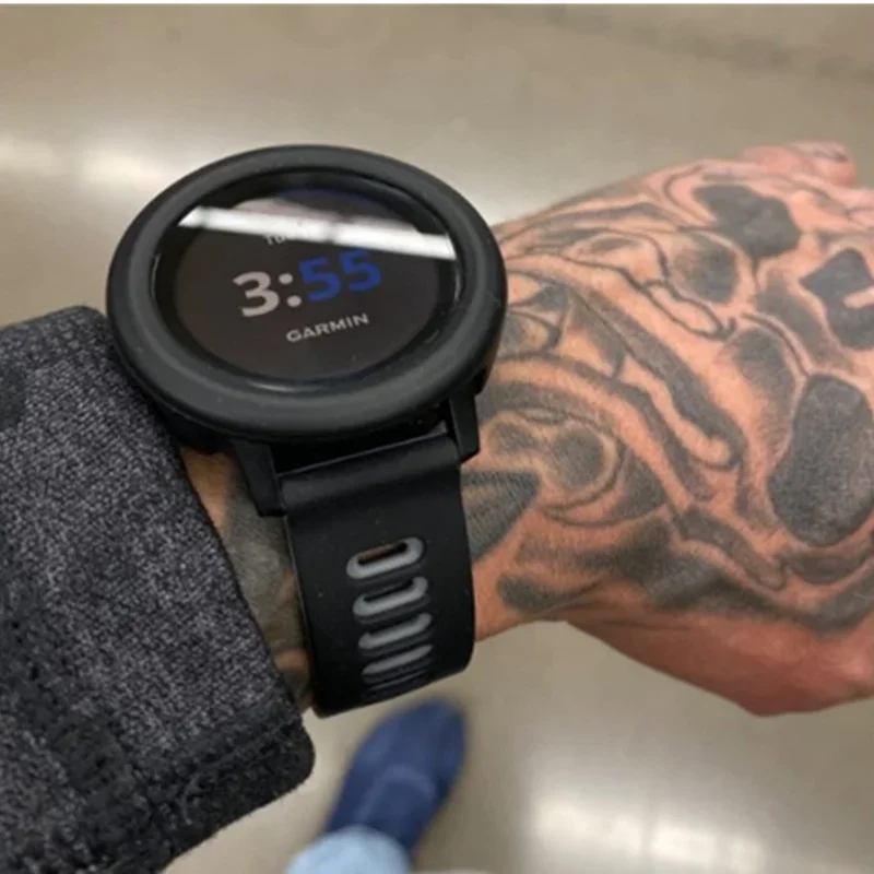 20 مللي متر 22 مللي متر لونين سيليكون حزام ل Garmin Forerunner 265 165 55 965 955 255 الموسيقى سوار معصمه Garmin Venu 3/2 Correa