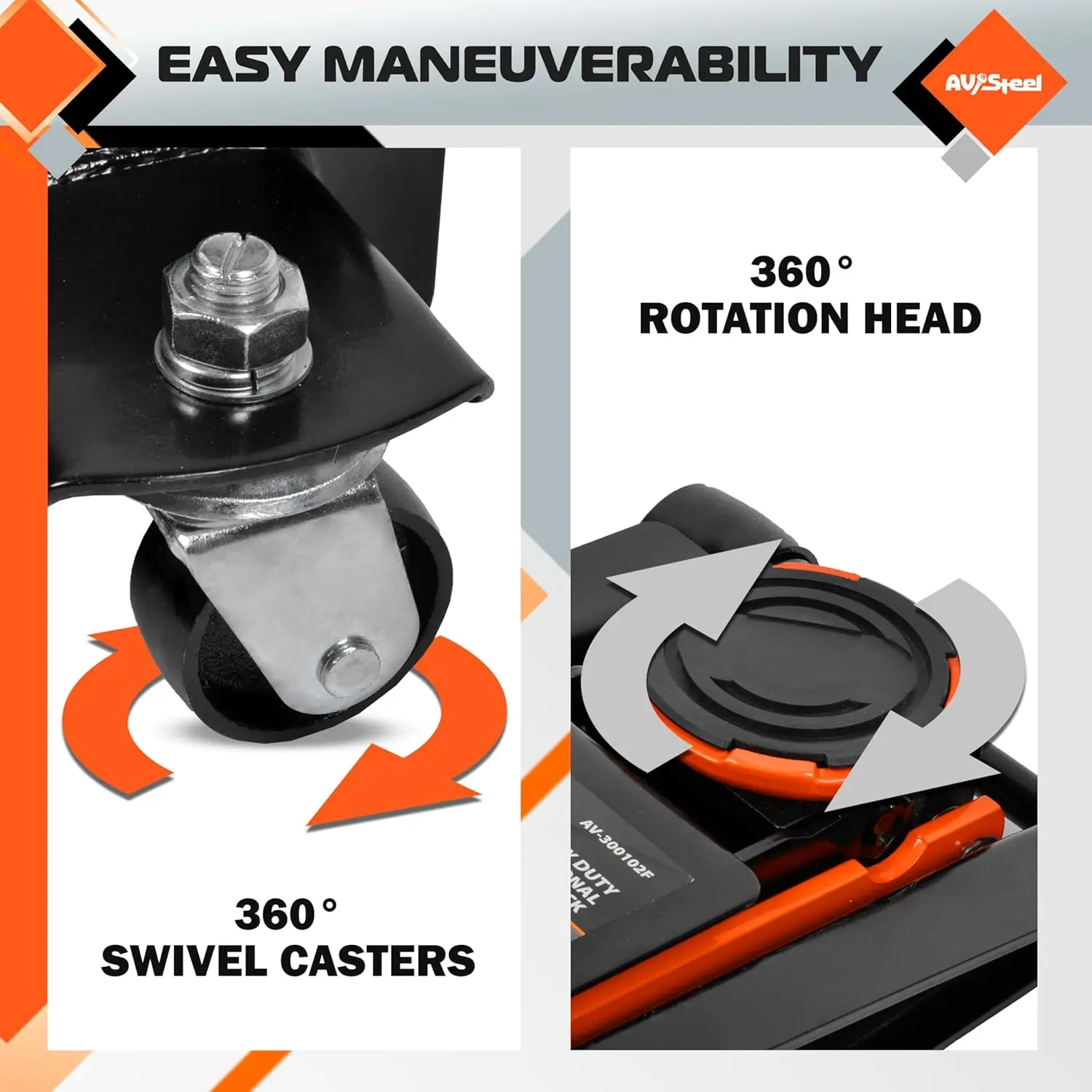 رافعة أرضية هيدروليكية شديدة التحمل 3 طن مع مكابس مزدوجة، مضخة رفع سريعة للسيارات، نطاق الرفع 3-1/8 بوصة إلى 19-7/8 بوصة