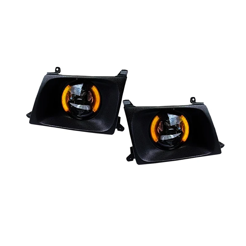 Customized Full LED Headlights For Toyota 4500 LC100 Bi-xenon Projector Lens Front Lamps With DRL view 2