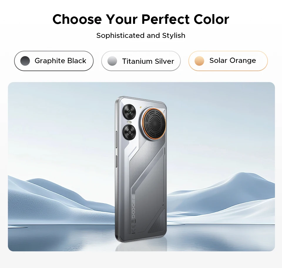 DOOGEE M30 Ai Smartphone 6.88" IP68 Waterproof Android 16 8000mAh Battery 48GB RAM (6+42) 256GB ROM 64MP Camera Widevine L1 Google Pay Supports with 135dB Large Amplitude Speaker