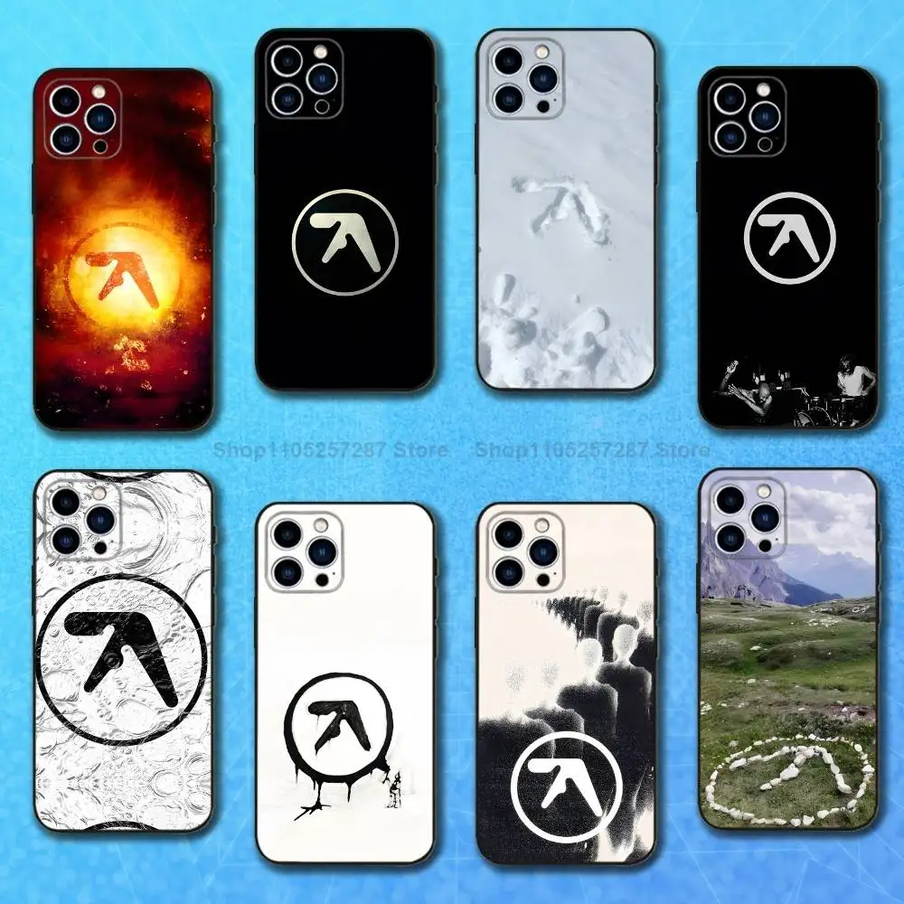 

Musician A-Aphex T-Twin For iPhone 12,16,11,14,15,17,13,X,Mini,SE,XS,Plus,Pro Max,8,7,XR,Soft Silicone Black Case