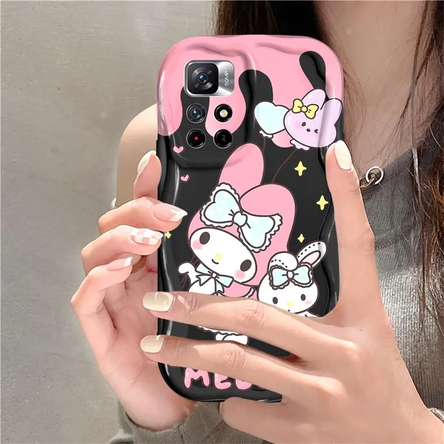 Kuromi ميلودي لطيف شحذ الحال بالنسبة Redmi 9 9A 9C 9T 10 10A 10C 12C 10C 13C A2 A1 A2 زائد لينة غطاء من البولي يوريثان #6