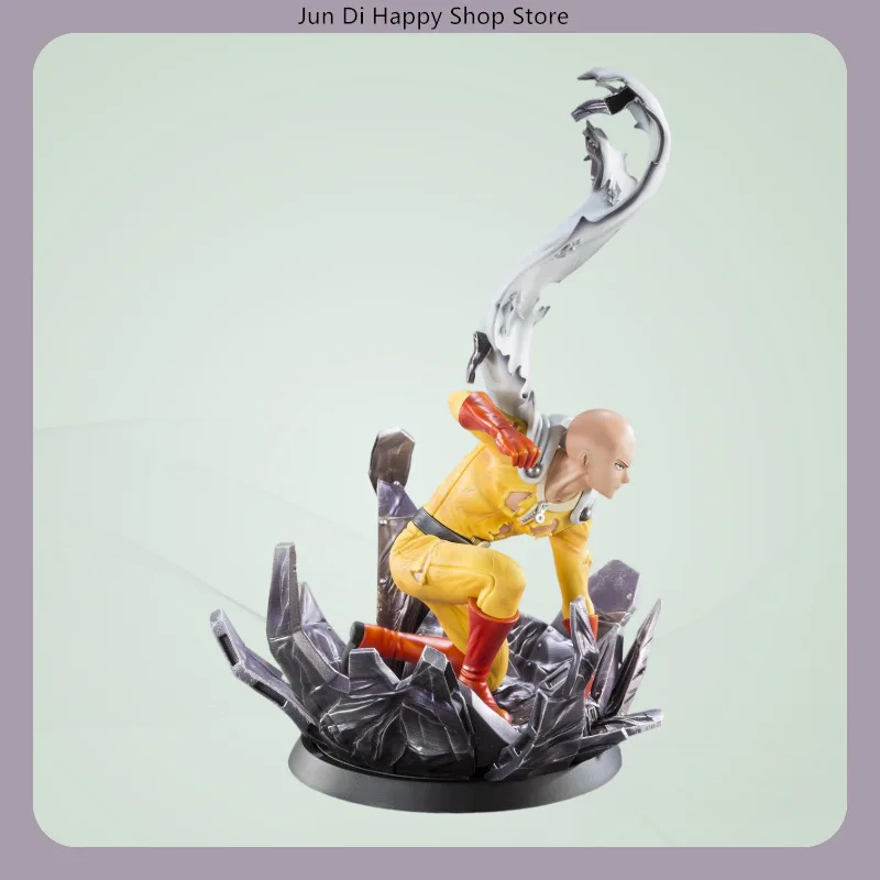 24.5 cm Een Punch Man Saitama Sensei Een Punch Uiterlijk Anime Figuur Model Standbeeld Collectie Desktop Decoratie Ornament Speelgoed