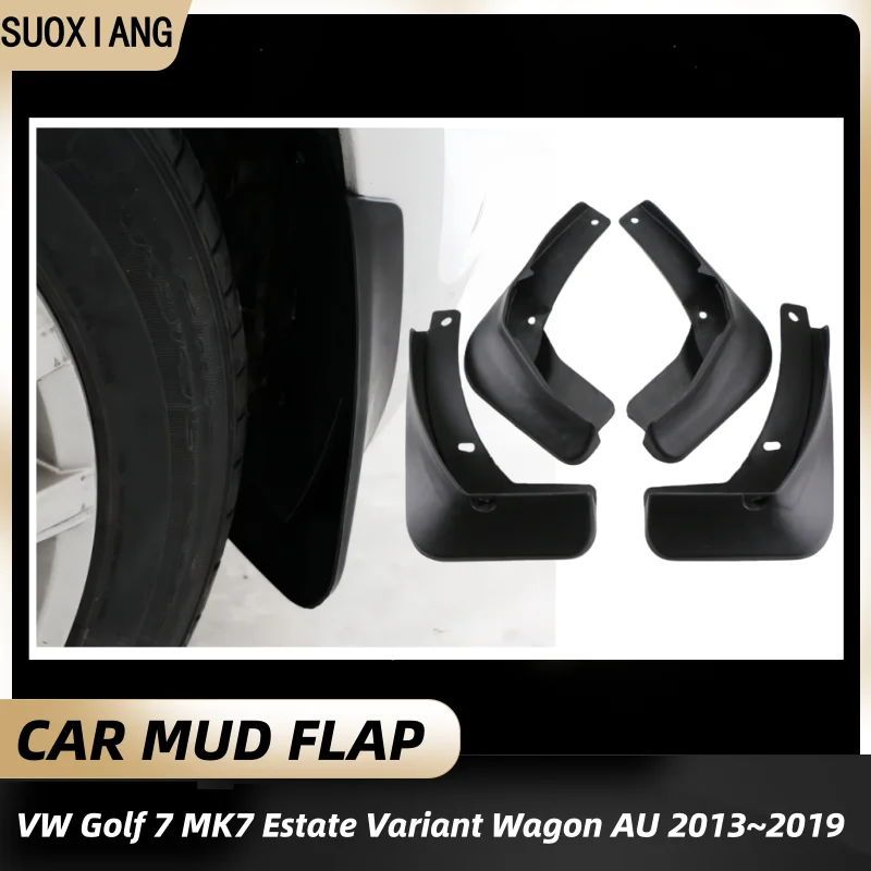 

4 PCS Car Mudflap Fender Guard Splash Protection for VW Golf 7 MK7 Estate Variant Wagon AU 2013~2019 Styling Accessories