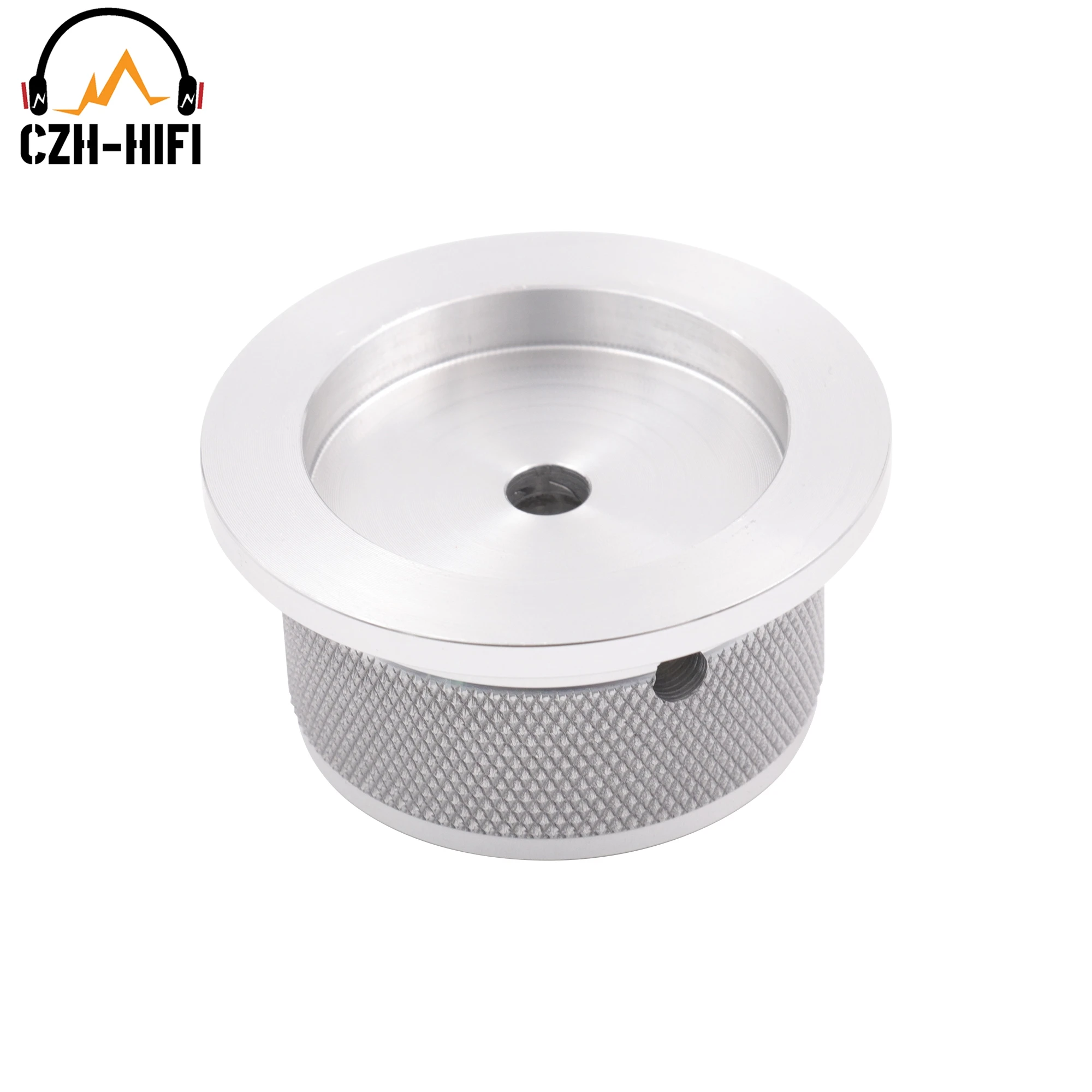 1pc 50x25mm Audio Volume Control Knob CNC Gefräste Solide Aluminium Knob für CD-Player Verstärker Radio plattenspieler Lautsprecher Gitarre – Detail 13