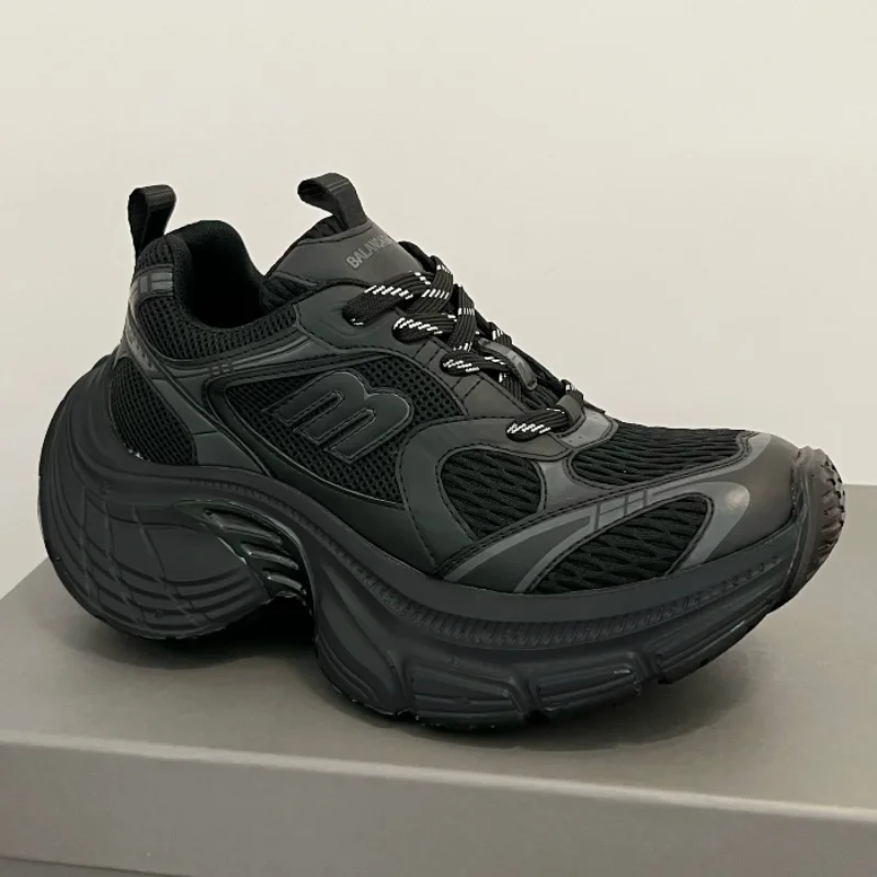 

Fashion Brand Hiking Sport Shoes Contrast Color Design Women Vulcanized Shoes Thick Sole Heightening New Comfortable Sneakers