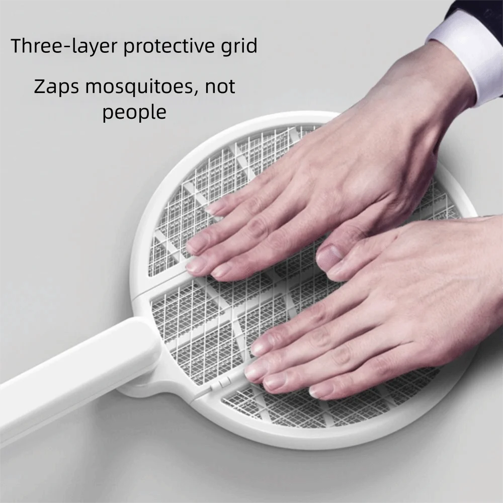 طوي تصميم منشة الماموس الكهربائي بطارية قابلة للشحن منشة كهربائية التلقائي جذب مصباح وظيفة أوتوماتيكية