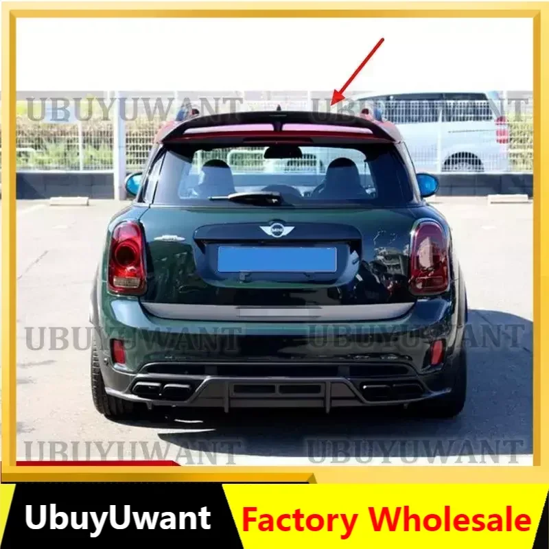 For BMW MINI Cooper Countryman F60 2017-2023 Carbon Fiber Spoiler Car-Styling Tail Wing Modified Exterior Accessories