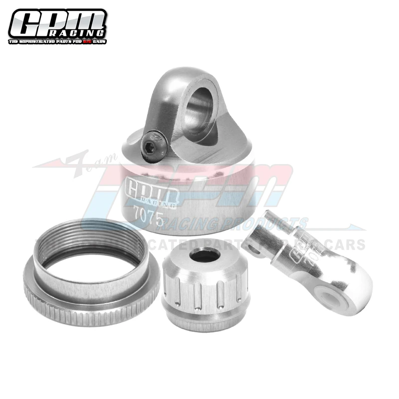 GPM-Capuchon d'amortisseur en aluminium 7075 et jeu d'extrémité d'amortisseur pour moto LOSI 1/4 PromPain MX