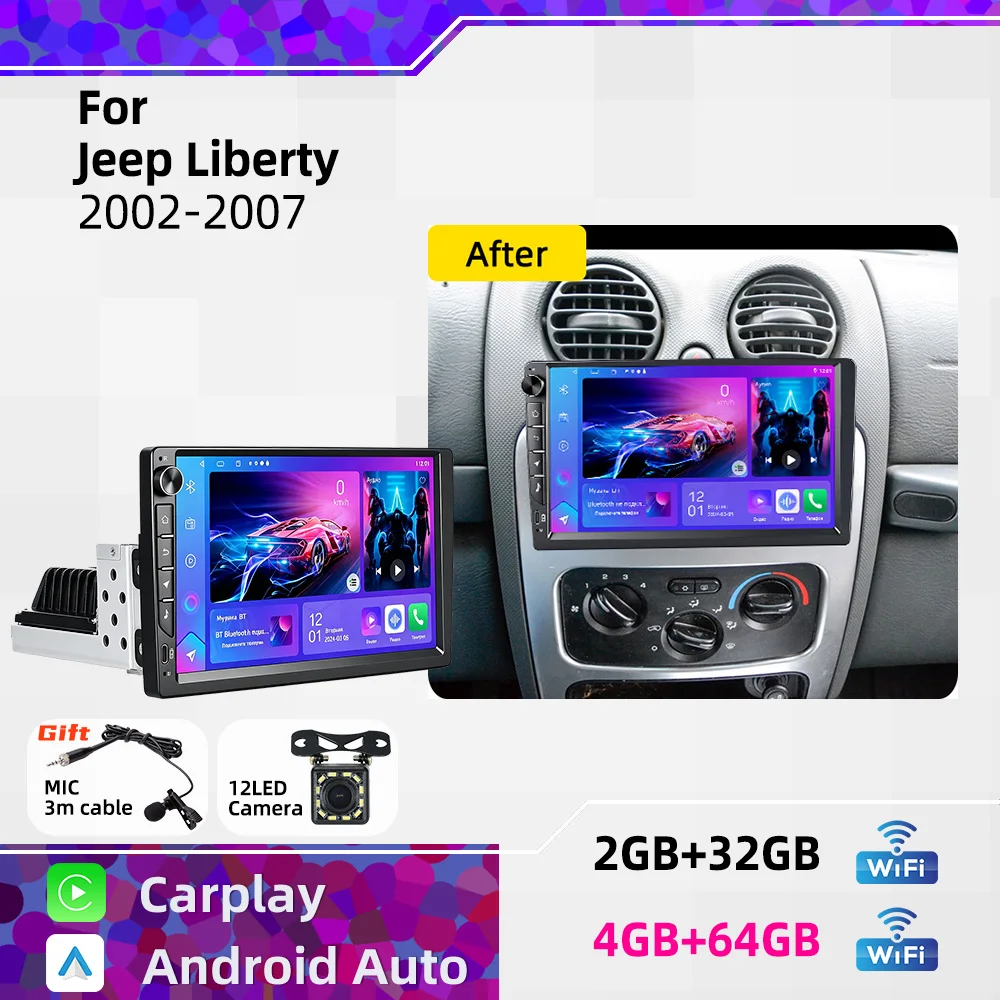 Car Stereo for Jeep Liberty 2002-2007 9