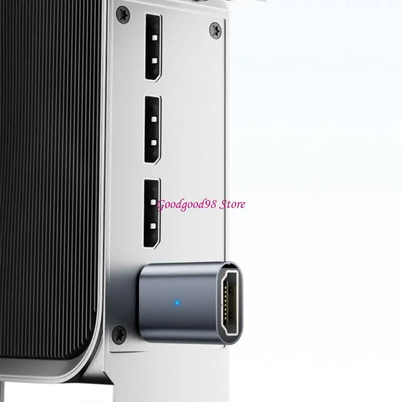 Universal USB Male to HDTV Female Converters HDTV Dummy Plugs With Plug And Play Design For Gaming And Presentations 