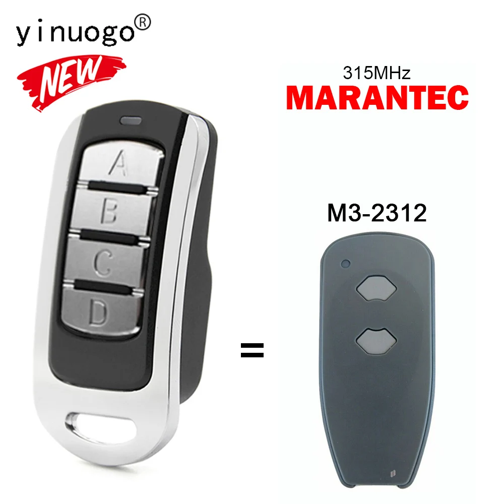 

For Marantec M3-2312 315MHz Garage Door Opener Gate Remote Control High Quality MARANTEC M32312 Remote Control Transmitter