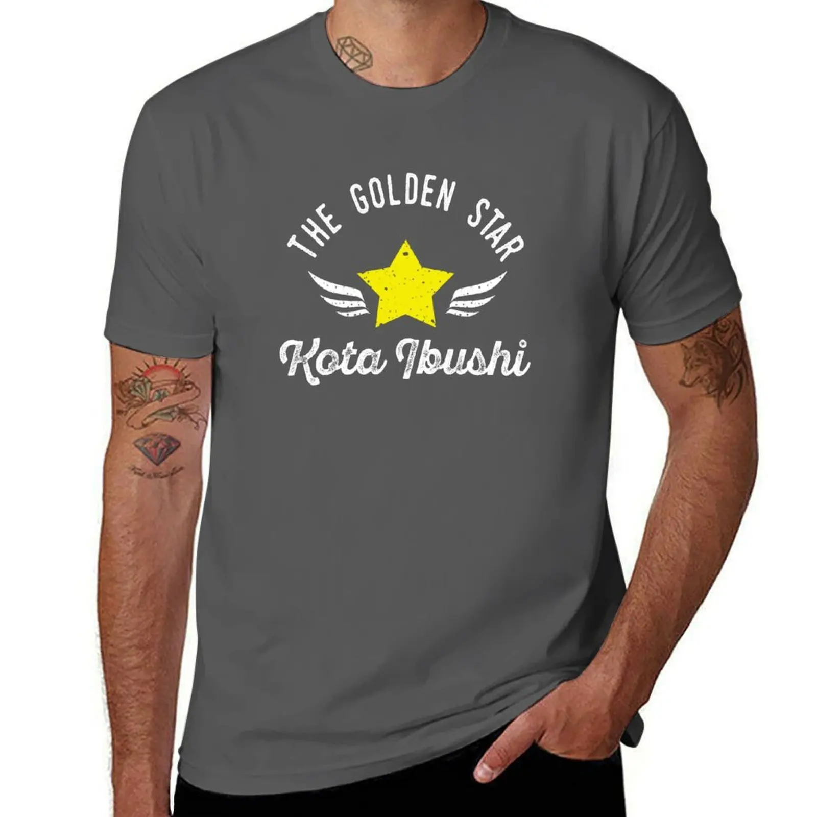 

Kota Ibushi: The Golden Star T-Shirt cotton t shirts man 100% funny t shirts man T-Shirt