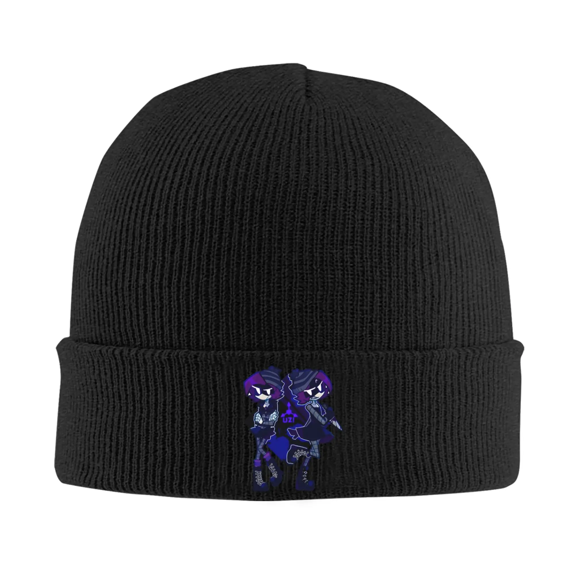 Murders Drones N and Uzi Knitted Hat Women's Men's Skullies Beanies Winter Hats  Warm Melon Cap