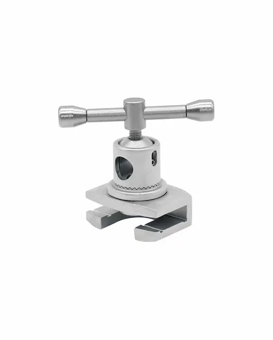 New Enlarged Fixator Operating Bed Leg Rest Locking Device Long Slider Universal Adjustable Socket All Stainless Steel