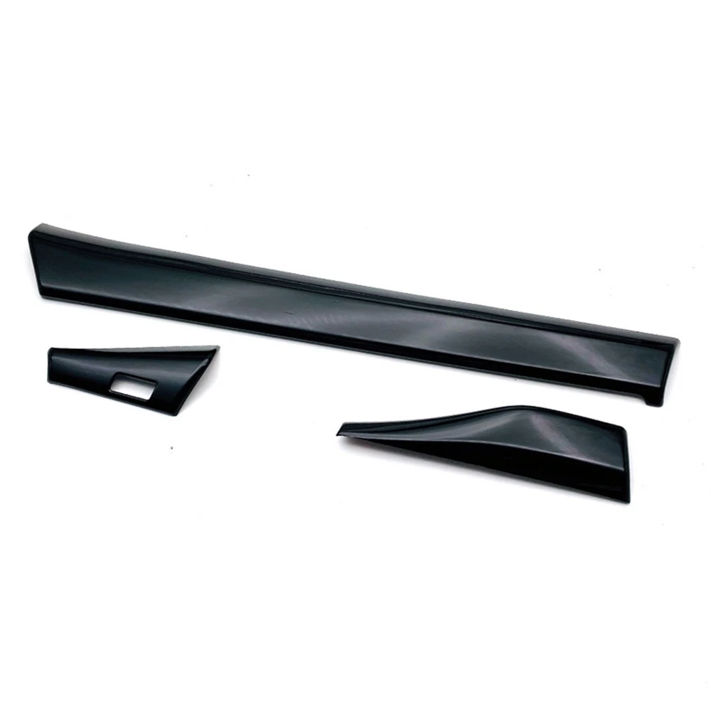 3 pçs carro preto brilhante center console painel painel decorativo capa guarnição para honda hrv HR-V vezel 2021 2022 rhd