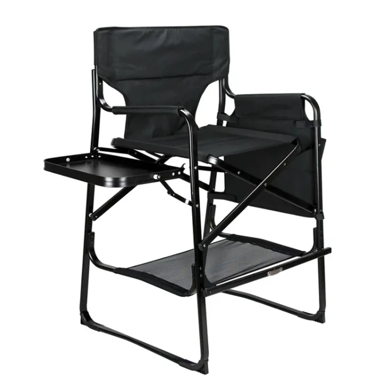 Simple Outdoor Portable Multifunctional Aluminum back chair Outdoor makeup Leisure camping Chair Leisure Lunch Rest Beach Chair