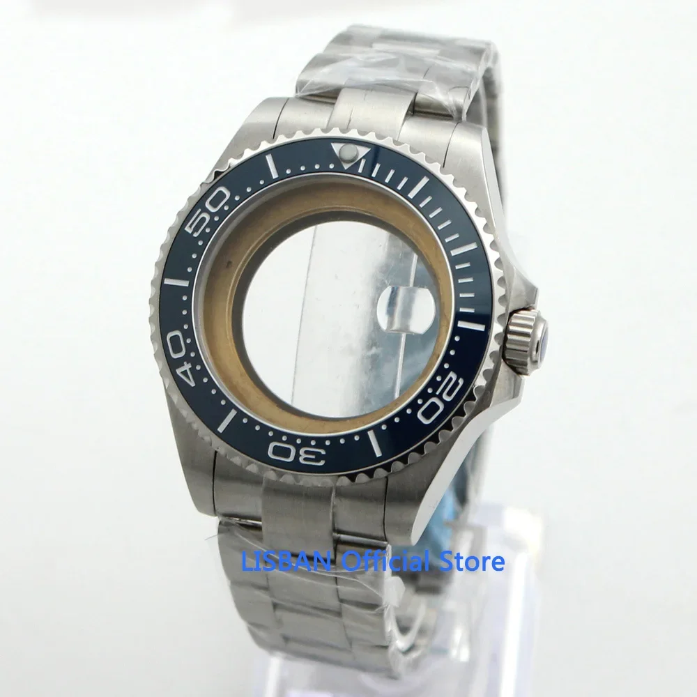 

43MM Watch case Stainless Steel Bracele Sapphire Crystal Fit ETA 2836 Miyota 8215 Movement watch part