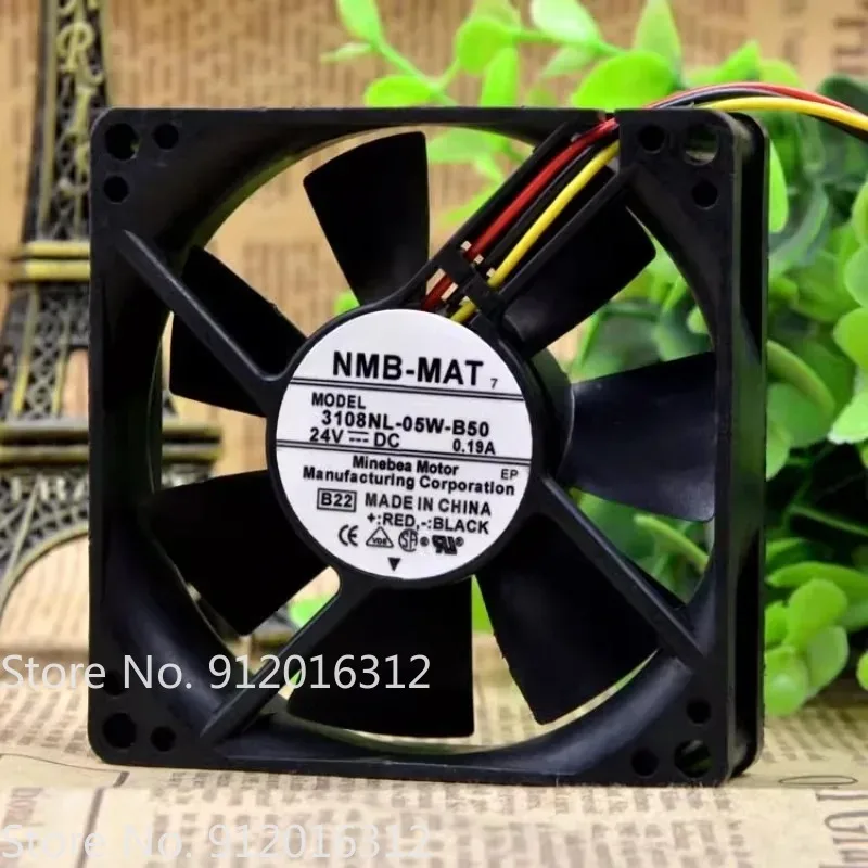 New cooler Fan For NMB-MAT 3108nl-05w-b50 24V 0.19A Inverter Fan 8020 8cm 80*80*20mm